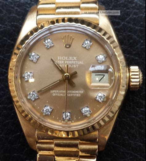 rolex damenuhr gebraucht gold|Rolex armbandduhren damen.